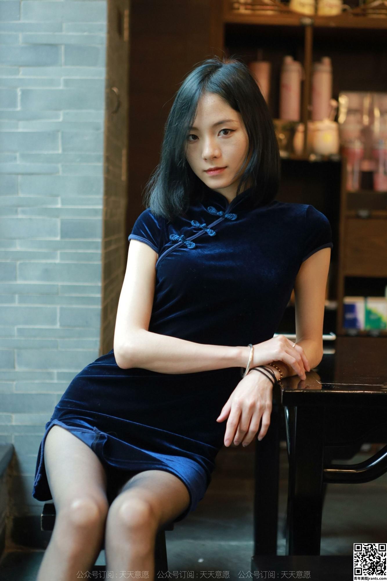 [IESS] 모델: Xiaoliu &#8220;Dark Blue Cheongsam&#8221;(81P)