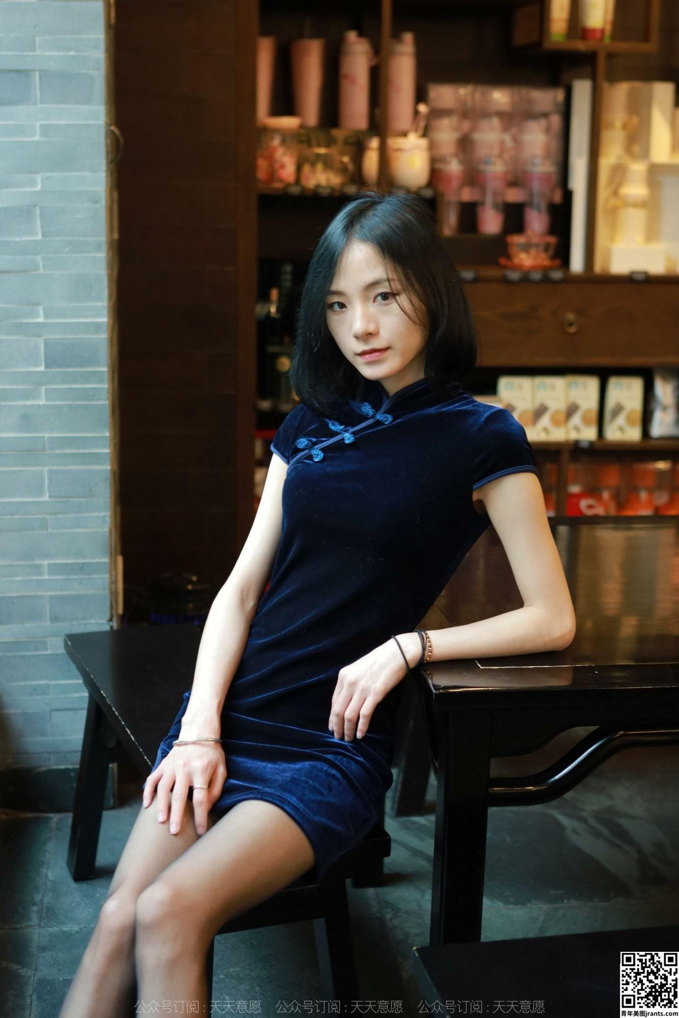 [IESS] 모델: Xiaoliu &#8220;Dark Blue Cheongsam&#8221;(81P)