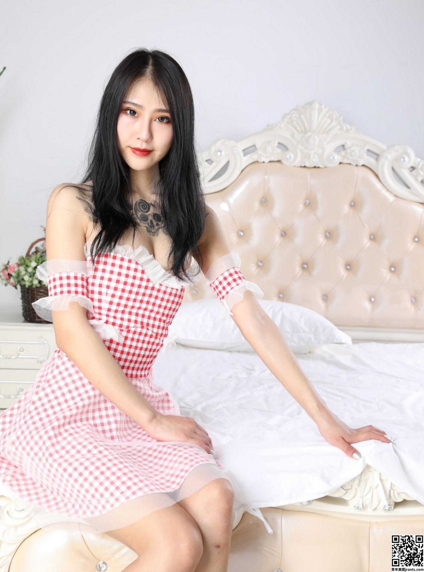 [Modelo de Belleza de China Continental Rodaje Privado]Hermosa modelo &#8211; Lai Min Hermosa modelo Sin mosaico Beneficios de fotografía privada (1) (100P)