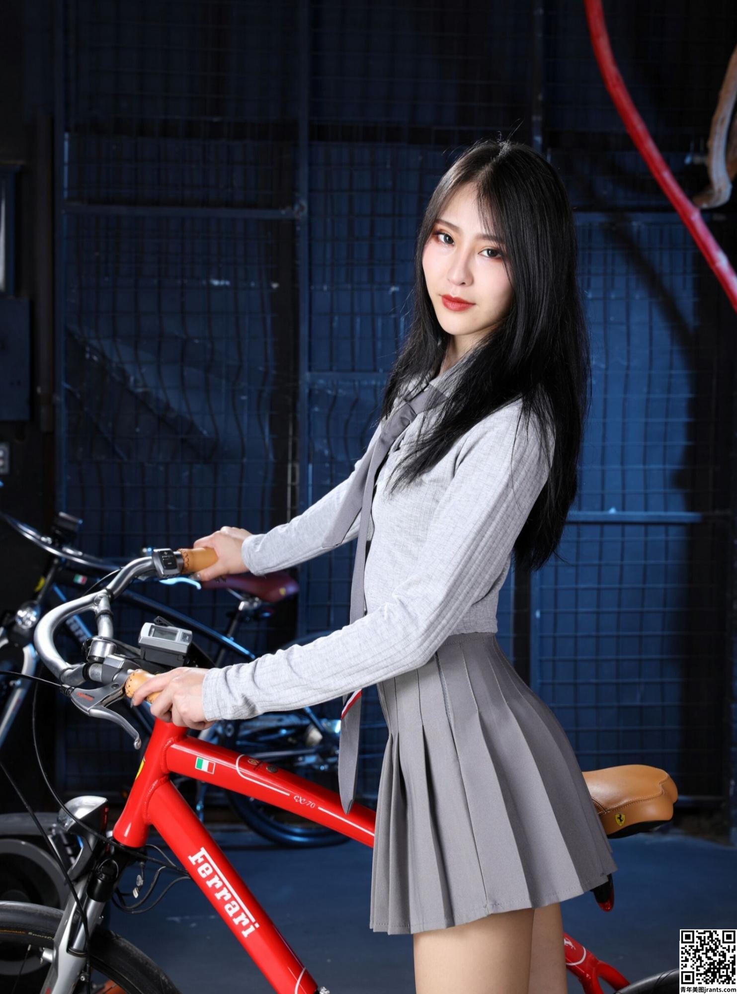 [Modelo de Belleza de China Continental Rodaje Privado]Hermosa modelo &#8211; Lai Min Hermosa modelo Sin mosaico Beneficio de fotografía privada «Capítulo de bicicletas» (100P)