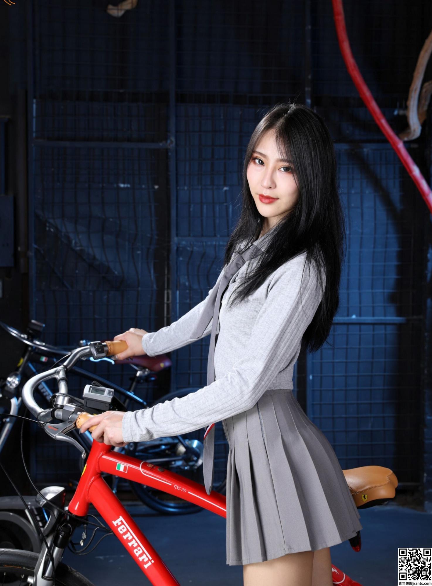 [Modelo de Belleza de China Continental Rodaje Privado]Hermosa modelo &#8211; Lai Min Hermosa modelo Sin mosaico Beneficio de fotografía privada «Capítulo de bicicletas» (100P)