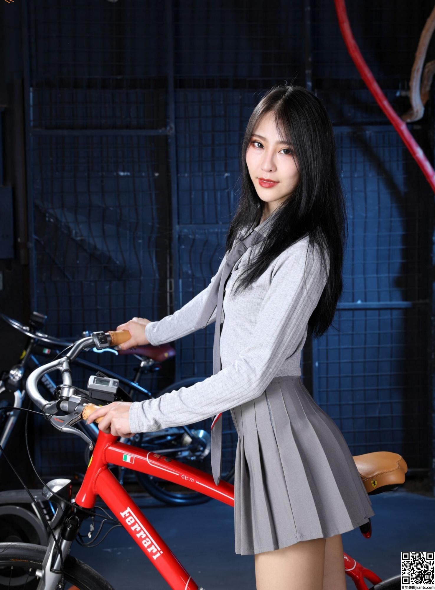 [Modelo de Belleza de China Continental Rodaje Privado]Hermosa modelo &#8211; Lai Min Hermosa modelo Sin mosaico Beneficio de fotografía privada «Capítulo de bicicletas» (100P)