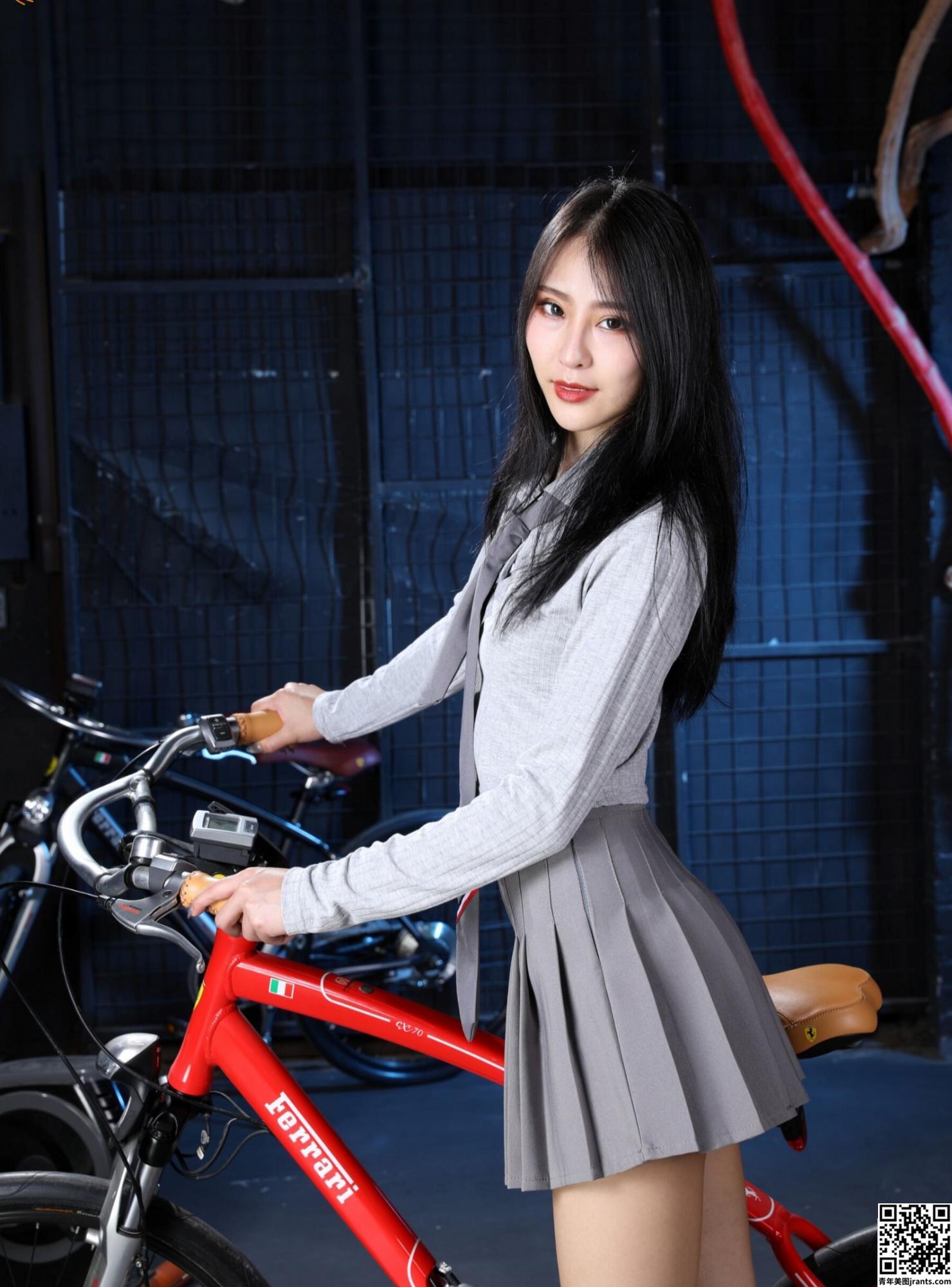 [Modelo de Belleza de China Continental Rodaje Privado]Hermosa modelo &#8211; Lai Min Hermosa modelo Sin mosaico Beneficio de fotografía privada «Capítulo de bicicletas» (100P)