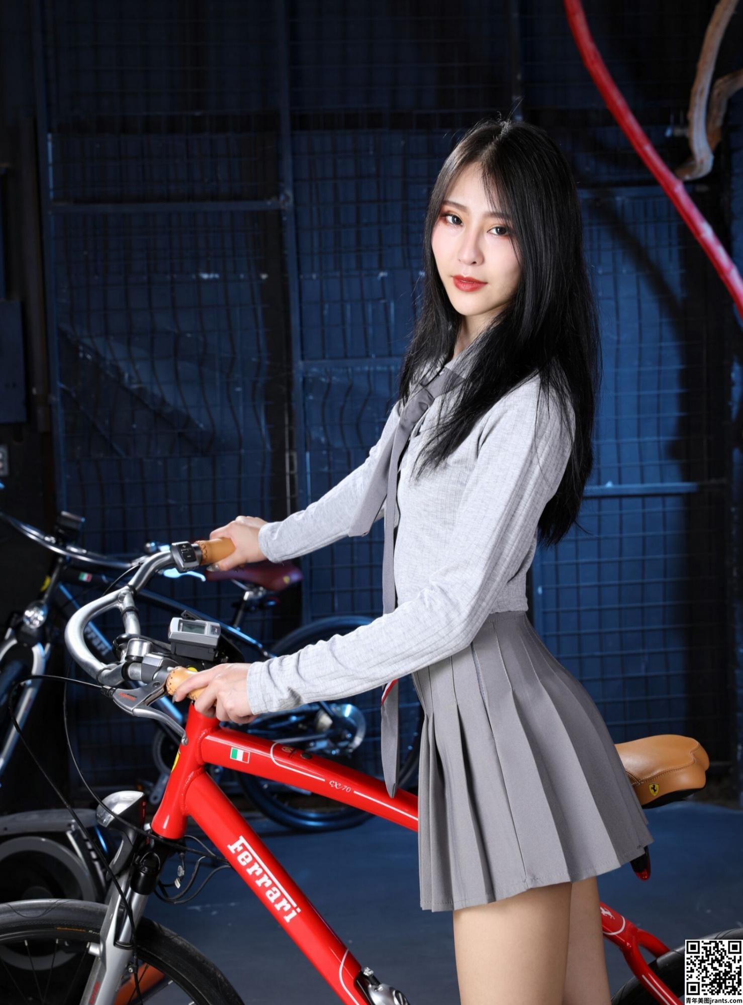 [Modelo de Belleza de China Continental Rodaje Privado]Hermosa modelo &#8211; Lai Min Hermosa modelo Sin mosaico Beneficio de fotografía privada «Capítulo de bicicletas» (100P)