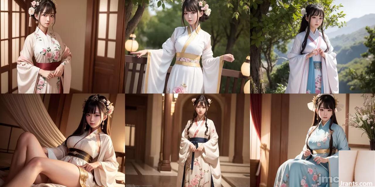 (AI Dihasilkan) -Gadis AI -Hanfu01