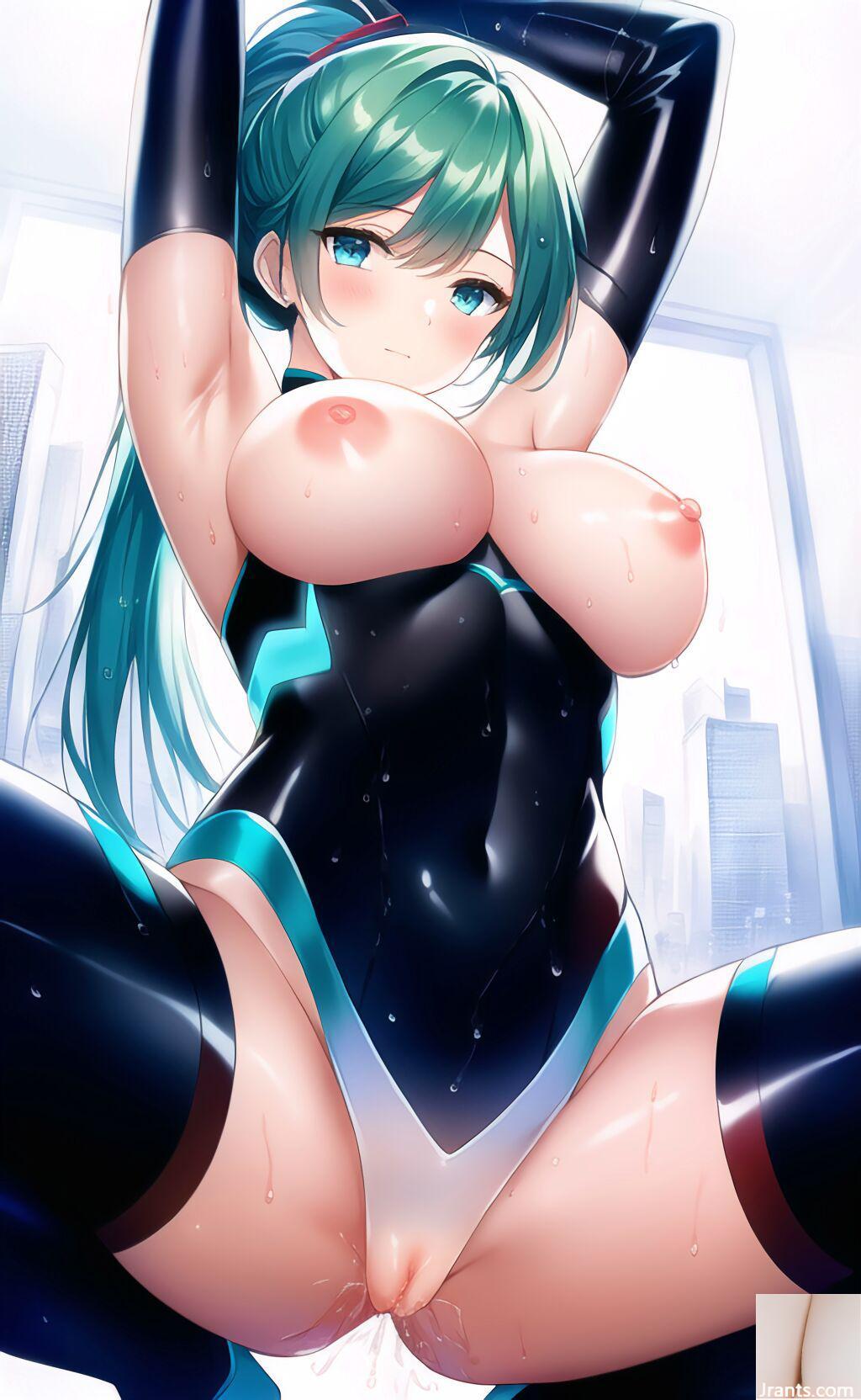 Miku und andere, erstellt von AI (AI Generated)