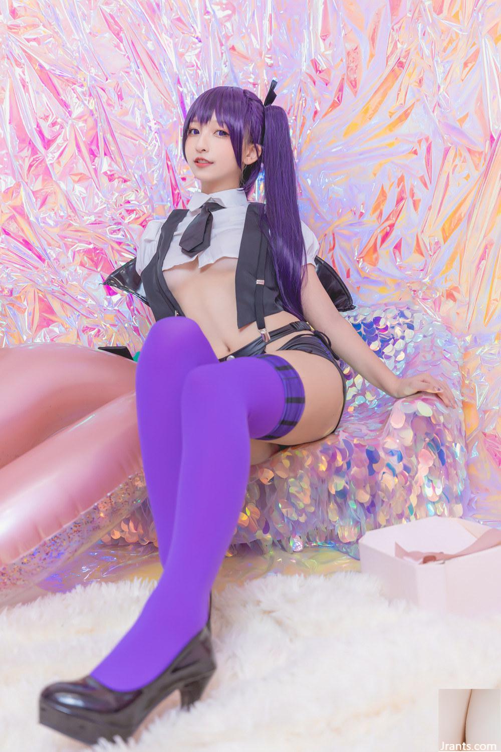 Kamikazaka Mafuyus „Purple Succubus“ entblößt ihre sexy Taille, um Ihre Aufmerksamkeit zu erregen (75P)