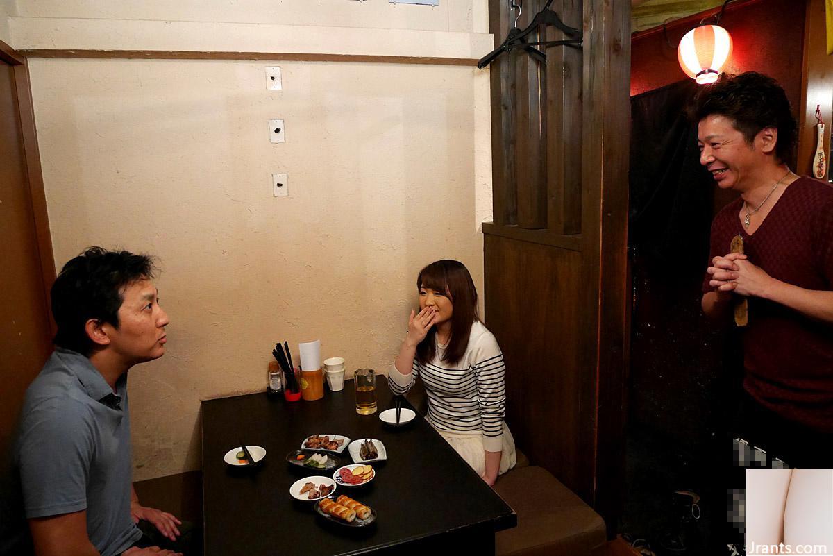 (Miyuki Konno) Conversando com uma mulher madura apaixonada em um izakaya (45P)