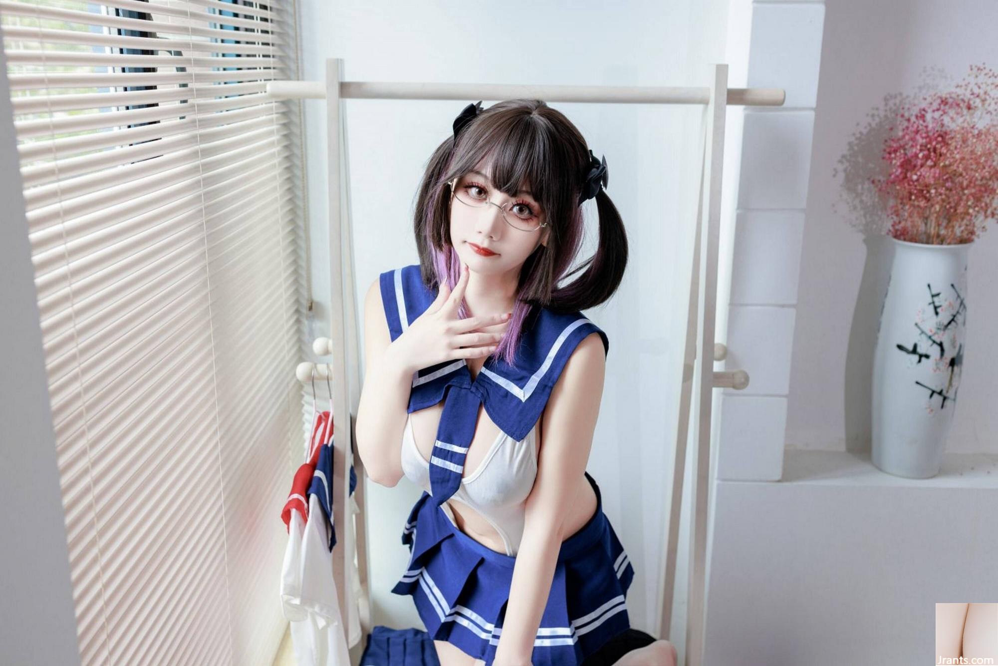 လူမှုဖူလုံရေးမိန်းကလေး Xuexue ၏ &#8220; One-piece Sailor Suit&#8221;  VIP သီးသန့်[20P]