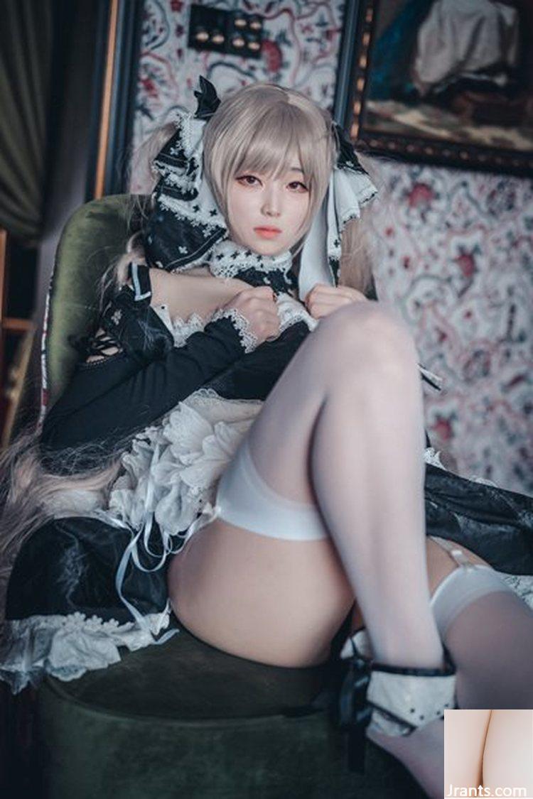 Bambi Azur Lane Cos Awesome God Restored Costume Goethe Maid (39P)