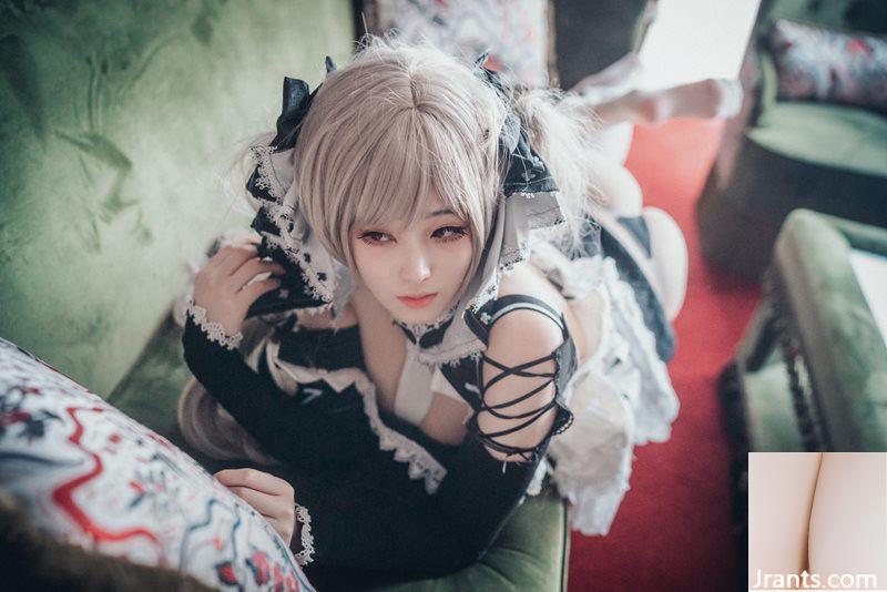 Bambi Azur Lane Cos Awesome God Restored Costume Goethe Maid (39P)