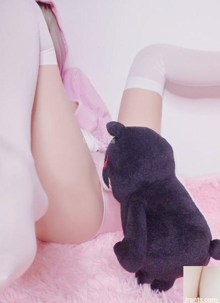 السائل السائل 酱YeYe Cosplay Monomi (Monokuma) في Danganronpa (28P)