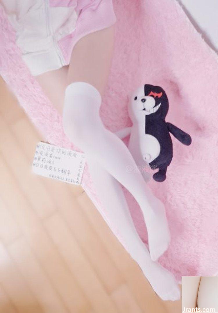 السائل السائل 酱YeYe Cosplay Monomi (Monokuma) في Danganronpa (28P)