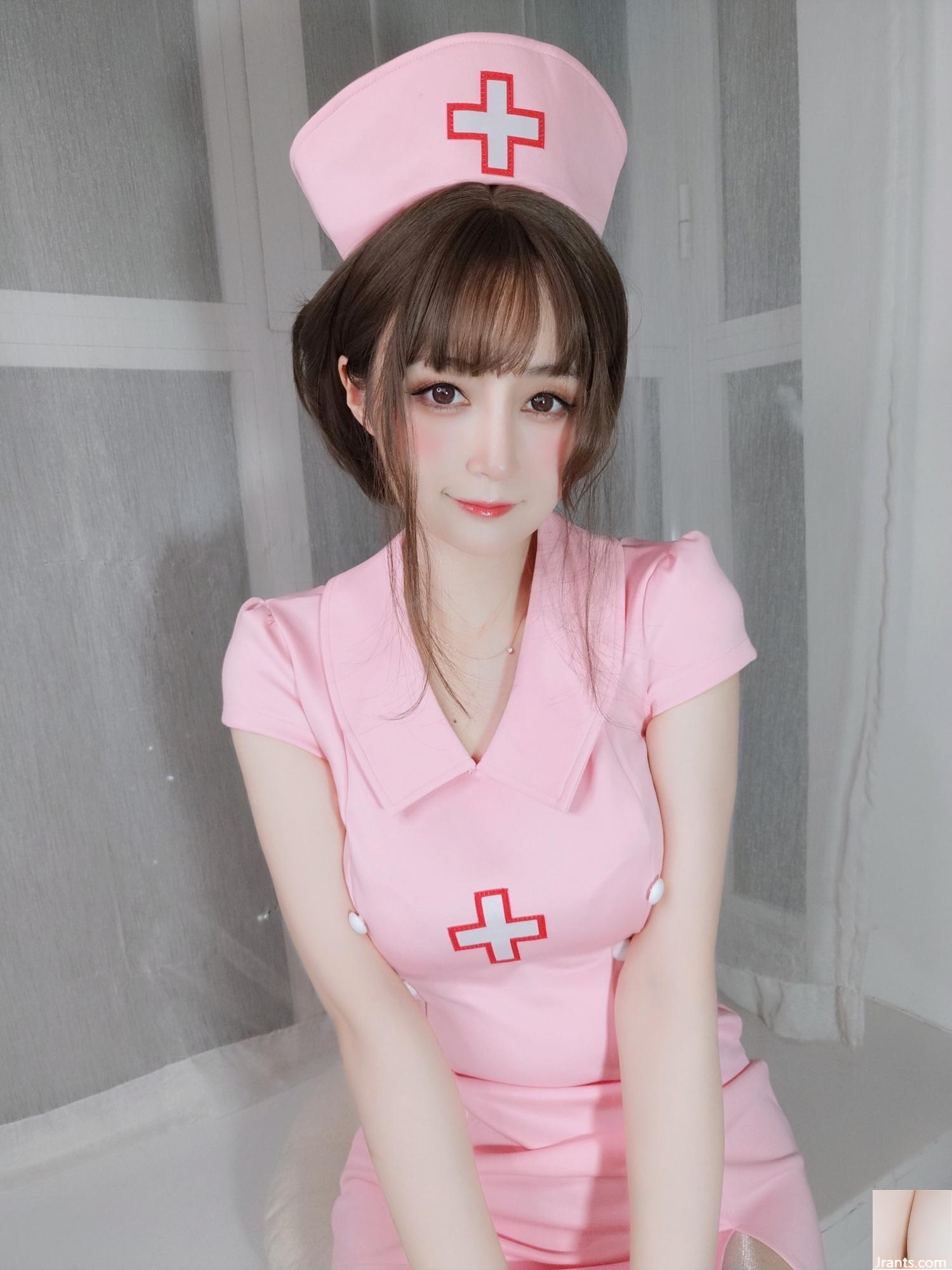 Sudut senjata belakang Baiyin81 &#8220;White Silk Nurse 3&#8221; membuat Anda sulit mengalihkan pandangan (33P)