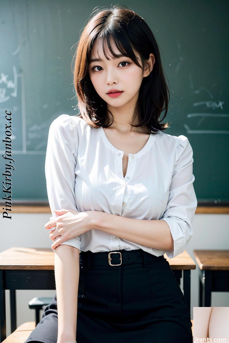 Beleza gerada por IA ~ PinkKirby-Oh meu querido professor!