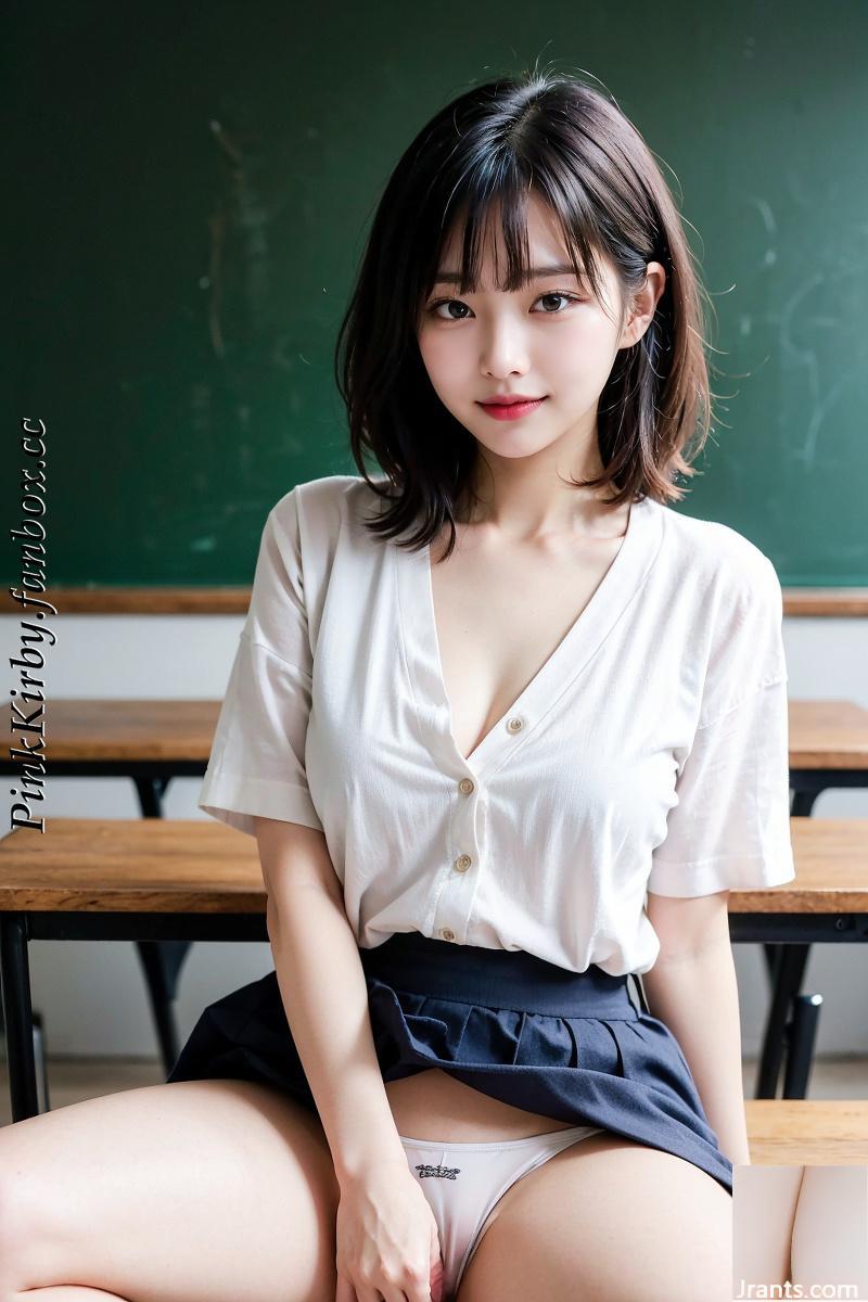 Beleza gerada por IA ~ PinkKirby-Oh meu querido professor!