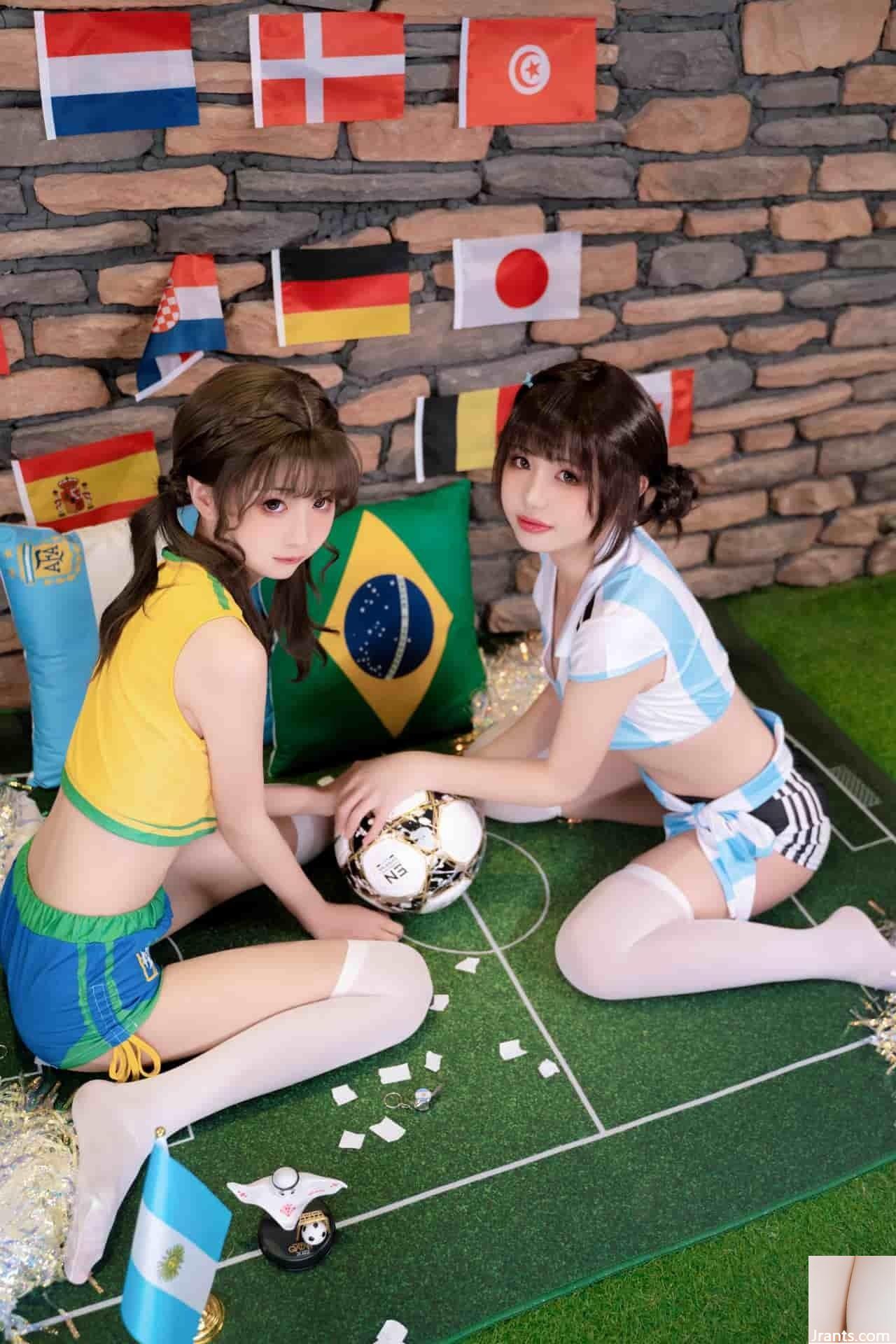 Explosive Girl Nya Xiaoji x Kanon Kuriko – Football Baby (84P)