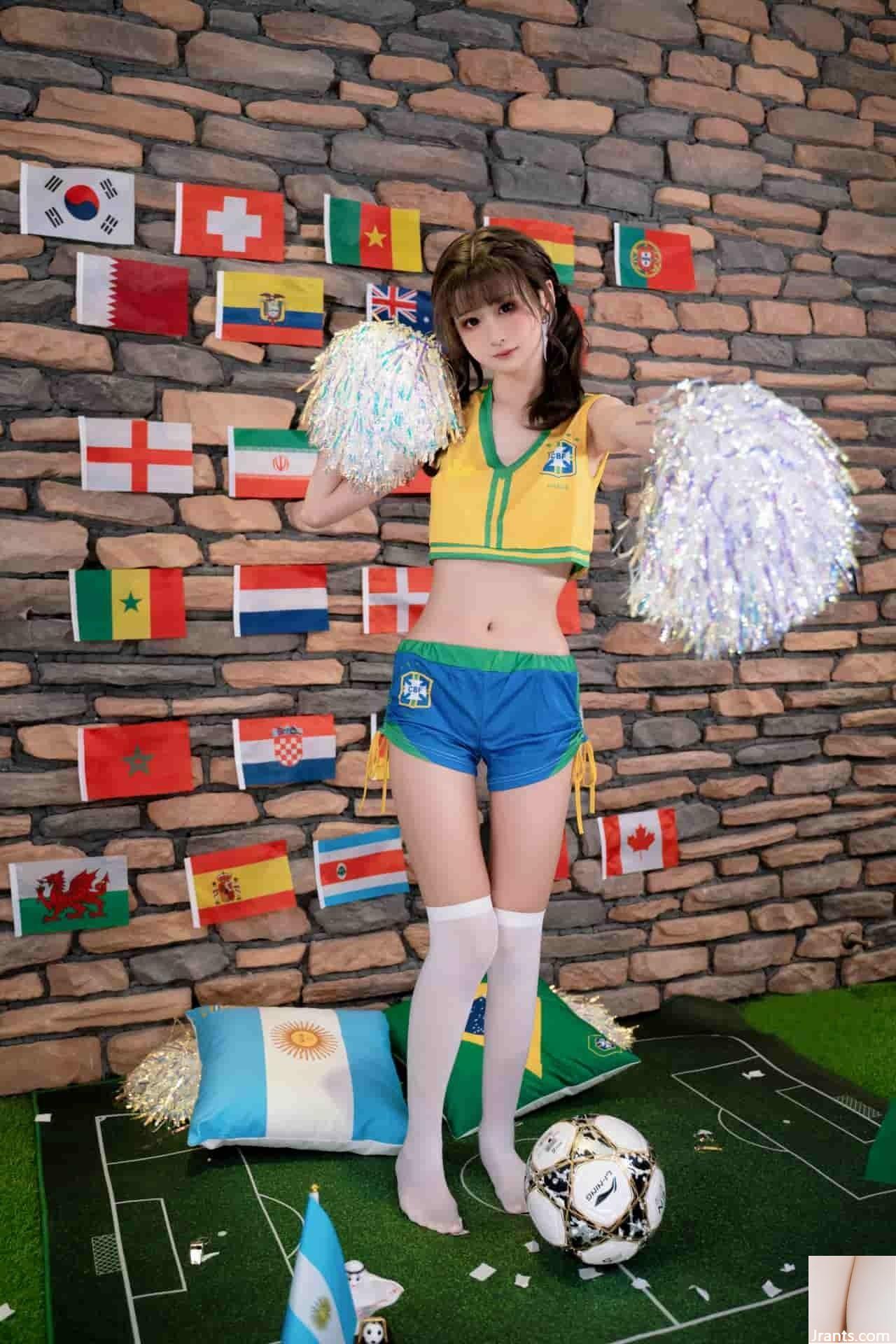 폭발적인 소녀 Nya Xiaoji x Kuriko 카논 – Football Baby (84P)