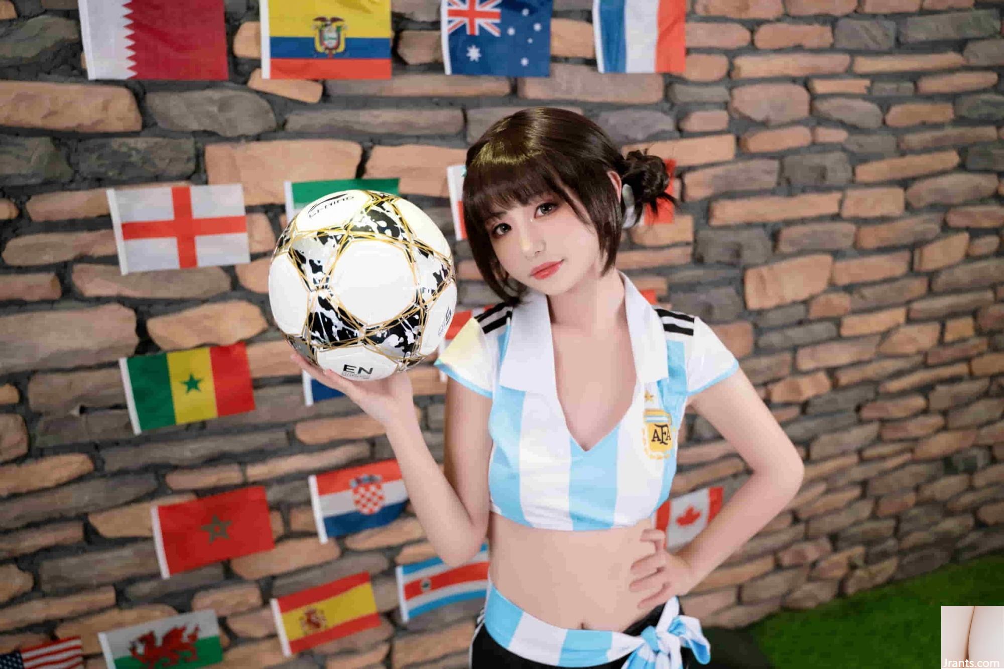 폭발적인 소녀 Nya Xiaoji x Kuriko 카논 – Football Baby (84P)