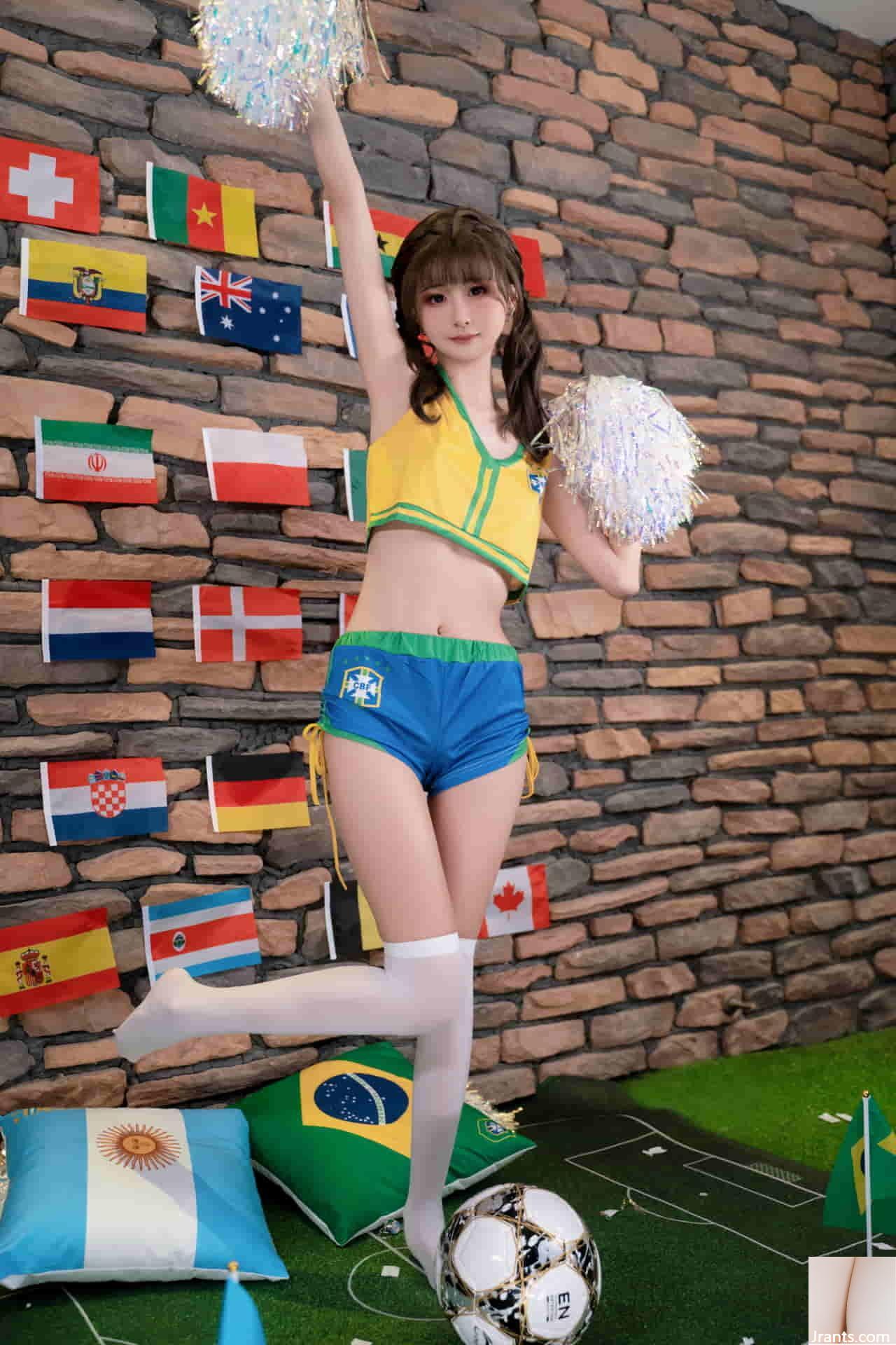 폭발적인 소녀 Nya Xiaoji x Kuriko 카논 – Football Baby (84P)