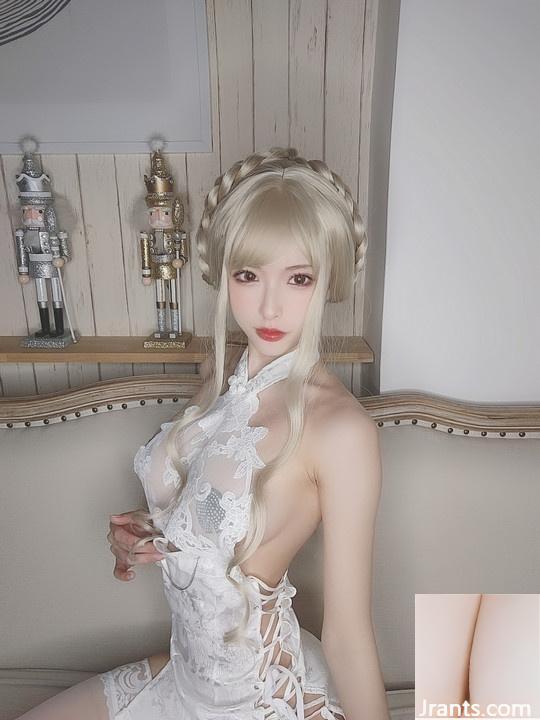 El «Cheongsam Rubio» de Yuno Shimizu con largas piernas blancas es absolutamente imparable (69P)