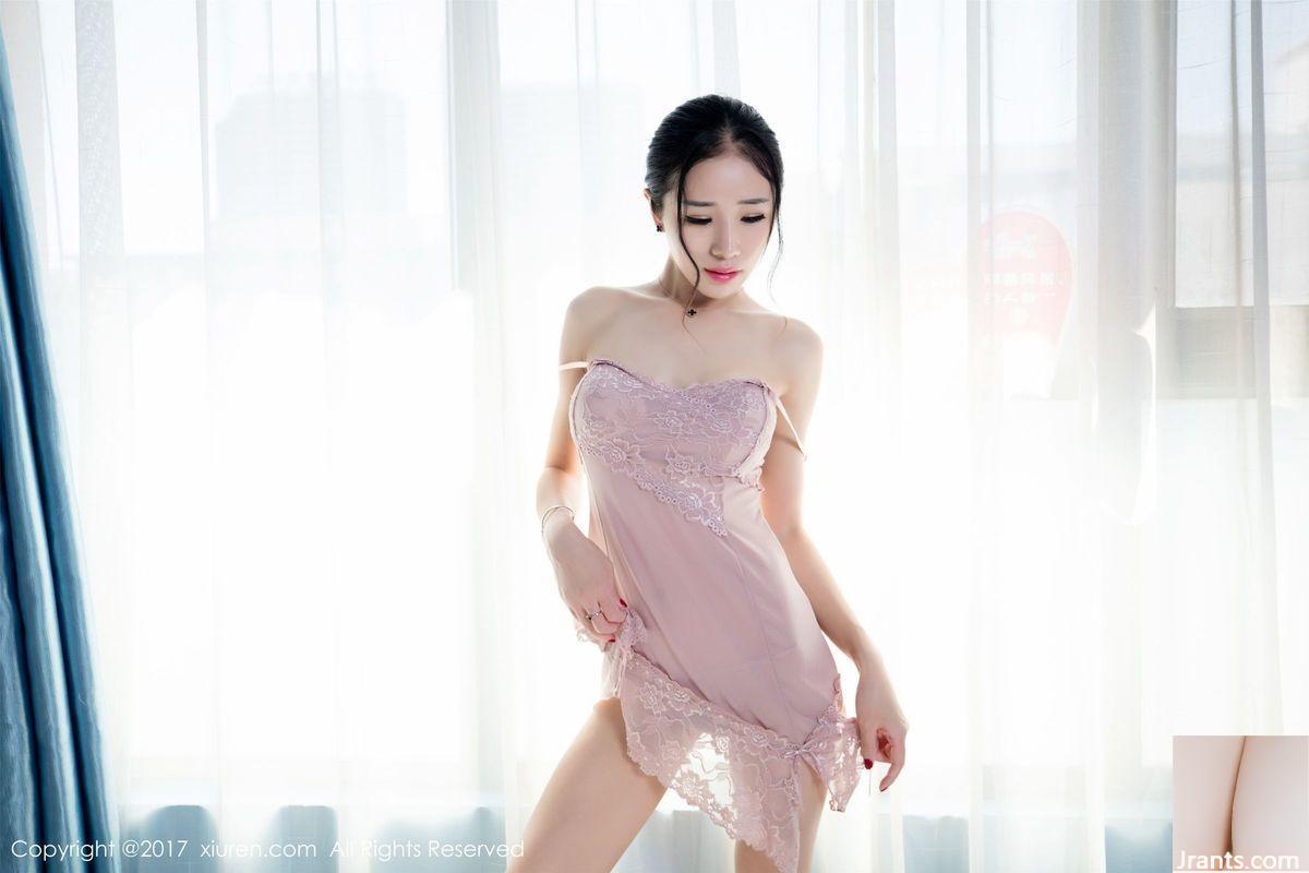 Le pyjama semi-transparent du jeune mannequin Xinyi est beau et tentant (47P)