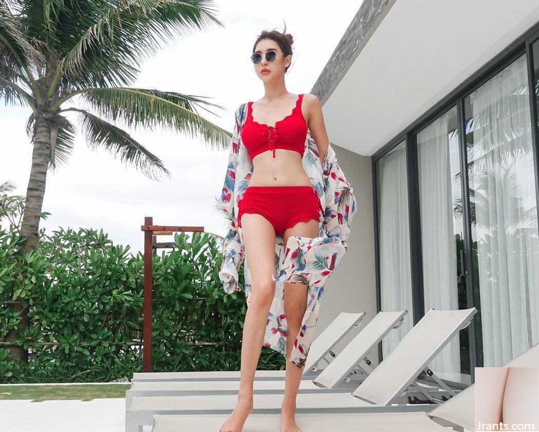 Popular modelo coreano en línea Park Da-hyun HavanaSunday traje de baño bikini (94P)