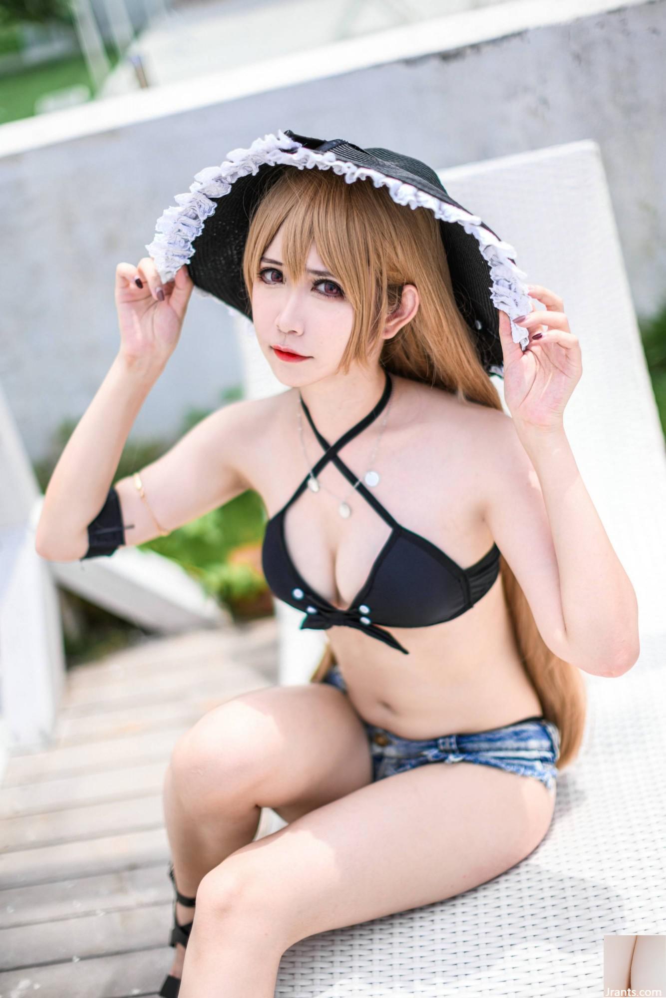 [مجموعه اینترنتی]دختر رفاهی Ruan Yi_Fairy &#8220;Jean Bart Swimsuit&#8221; اختصاصی VIP[28P]