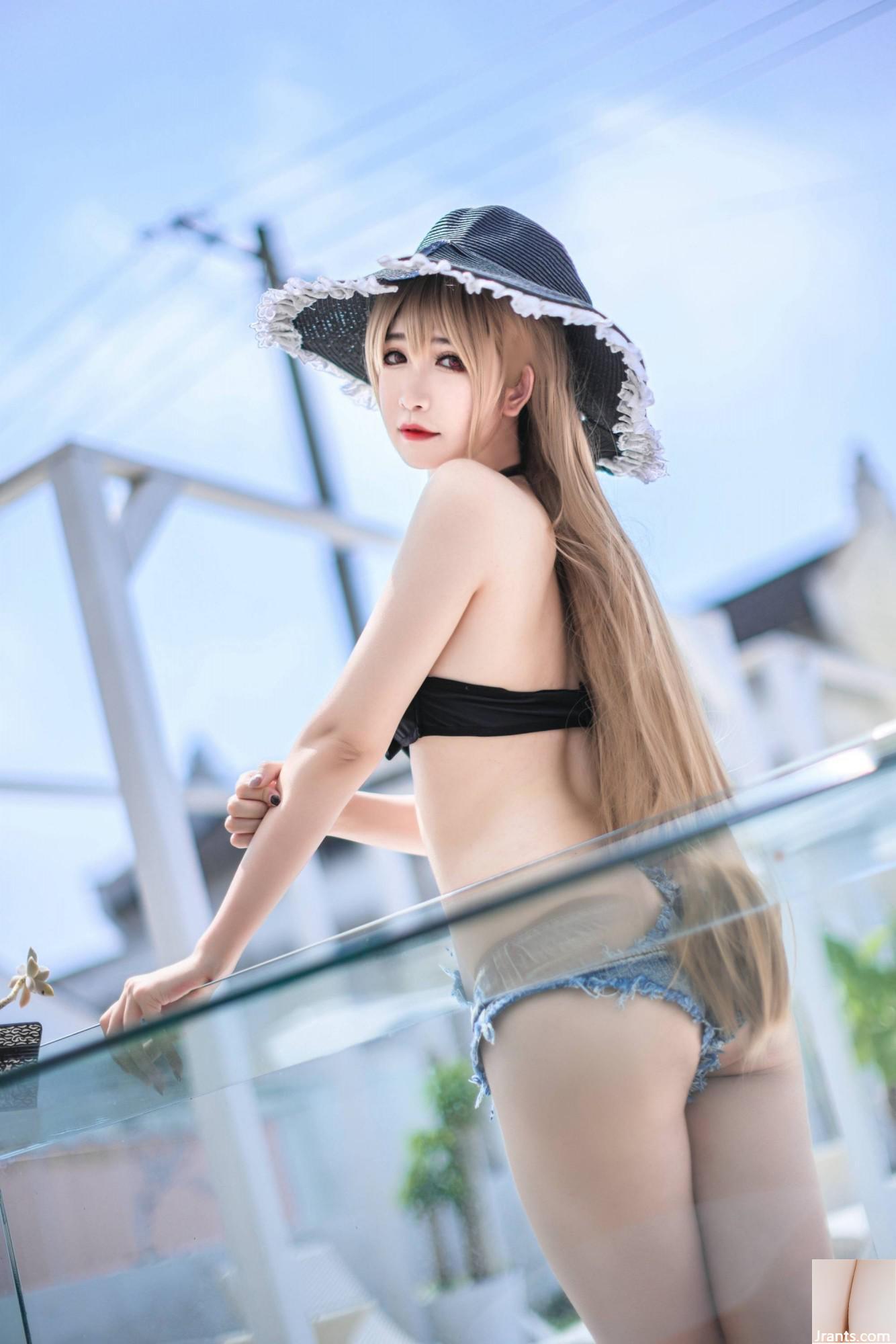 [مجموعه اینترنتی]دختر رفاهی Ruan Yi_Fairy &#8220;Jean Bart Swimsuit&#8221; اختصاصی VIP[28P]