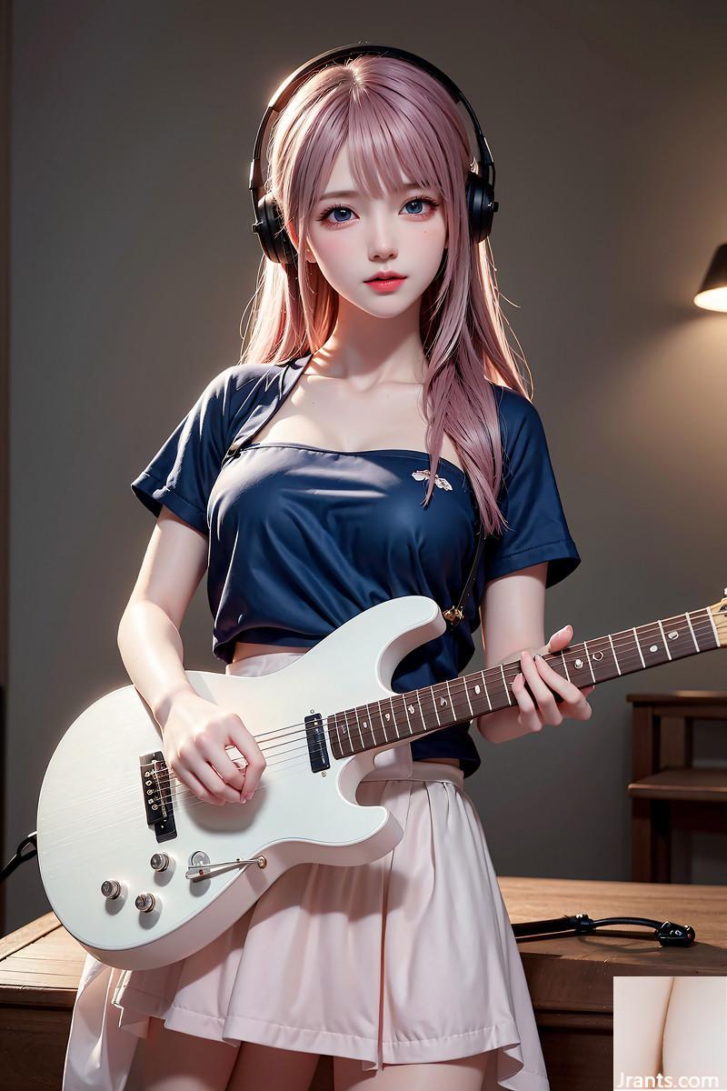 KI-Generation ~ AI Painting-VOL.56 Guitar Girl