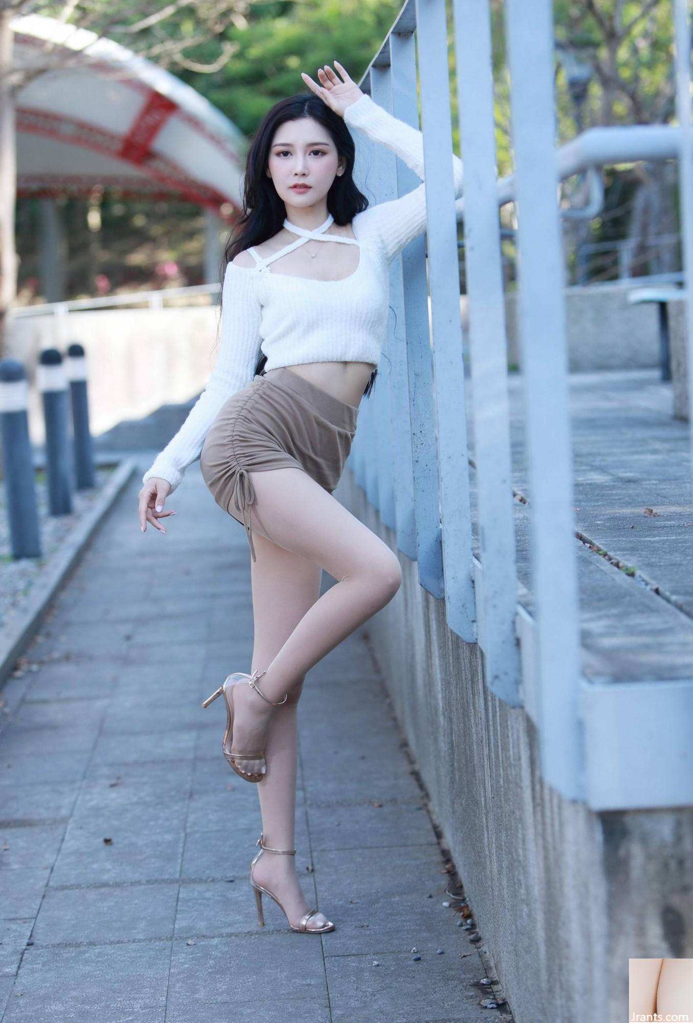 [Extrakapitel über schöne Beine]Das langbeinige Beauty-Model Xu Huiling zeigt ihren Bauch in einem kurzen Rock mit High Heels und schönen Beinen[86P]