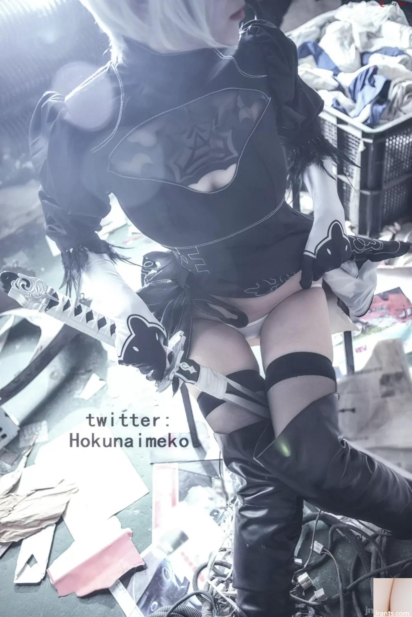 Hokunaimeko cosplay 2B – NierAutomatay (81P)