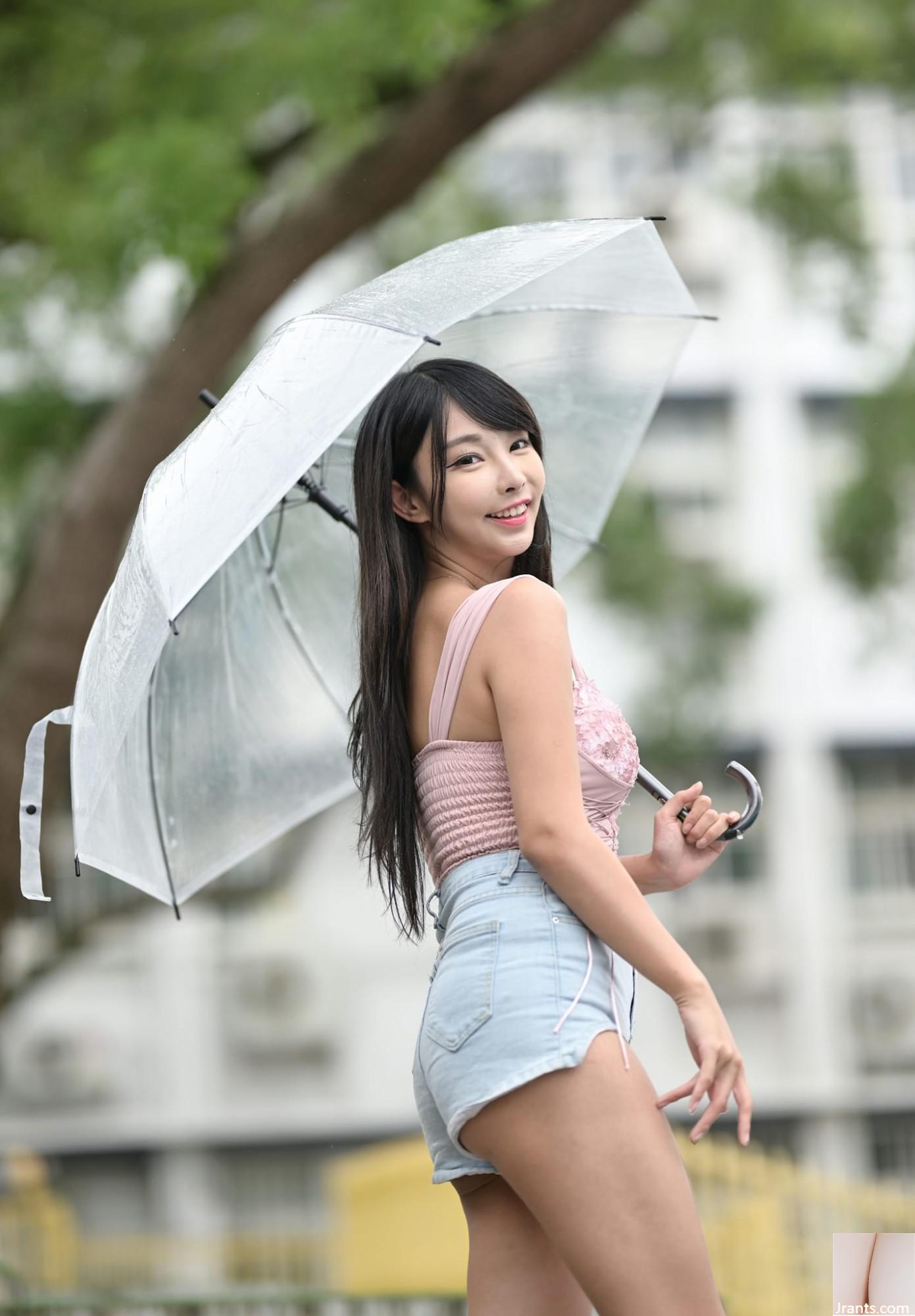 (Koleksi internet) Gadis berkaki cantik Taiwan-Zoe Pemotretan model luar ruangan yang begitu cantik (88P)