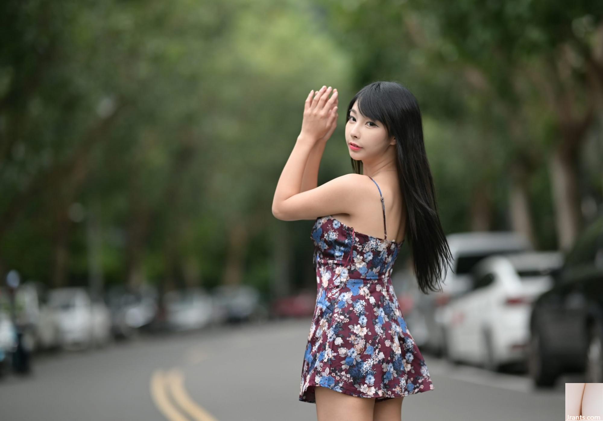 (Koleksi internet) Gadis berkaki cantik Taiwan-Zoe Pemotretan model luar ruangan yang begitu cantik (88P)