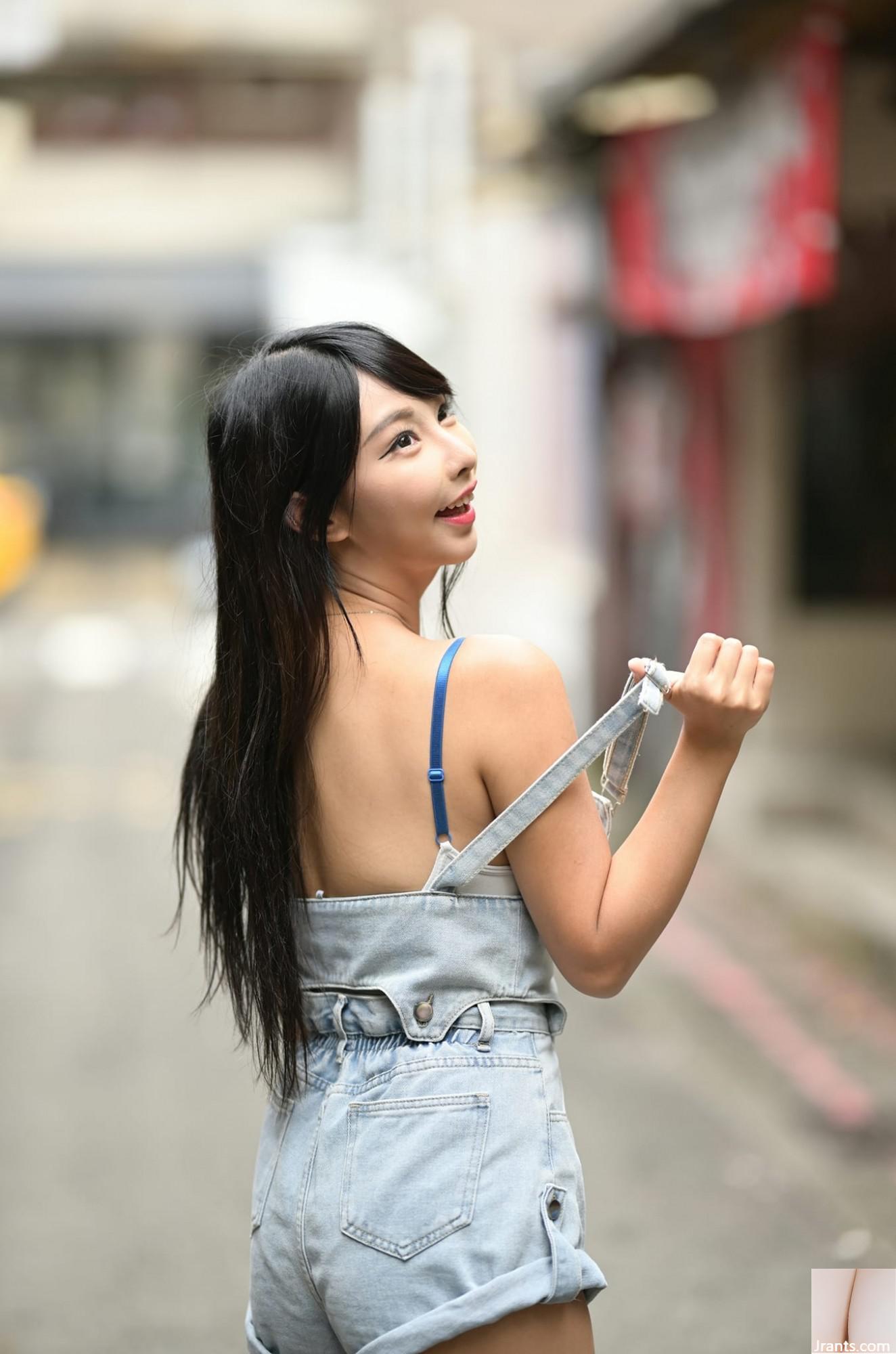 (Koleksi internet) Gadis berkaki cantik Taiwan-Zoe Pemotretan model luar ruangan yang begitu cantik (88P)