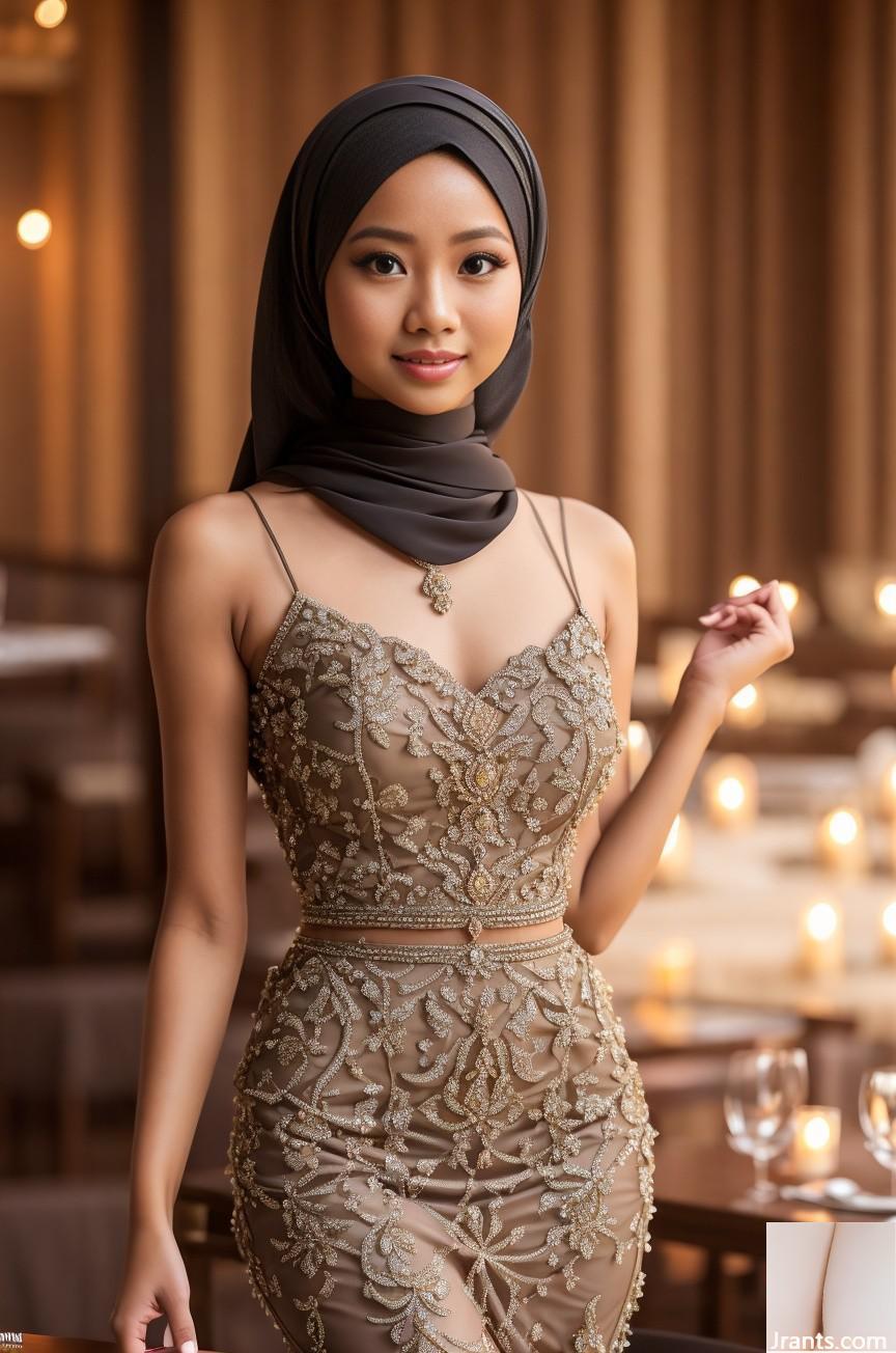 Ausgefallenes Hijabi-Date