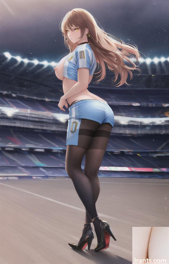 AI dihasilkan~Gadis penggemar Hagosssss-Argentina #7