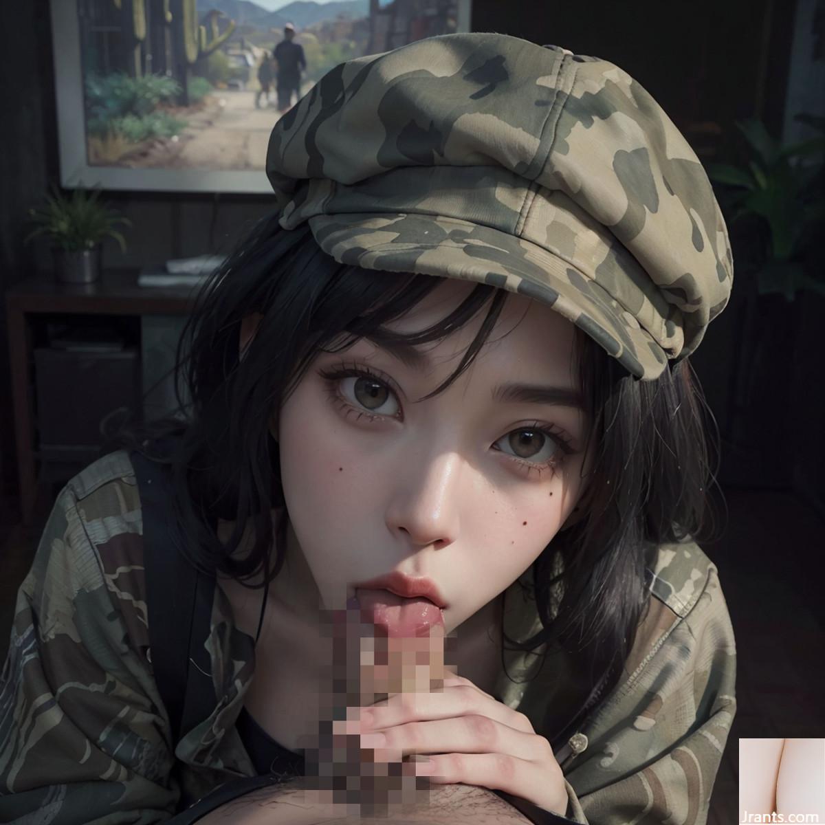 IA gerada ~ AI Beauty -No52 Maid Kitchen, No54 Army Lady