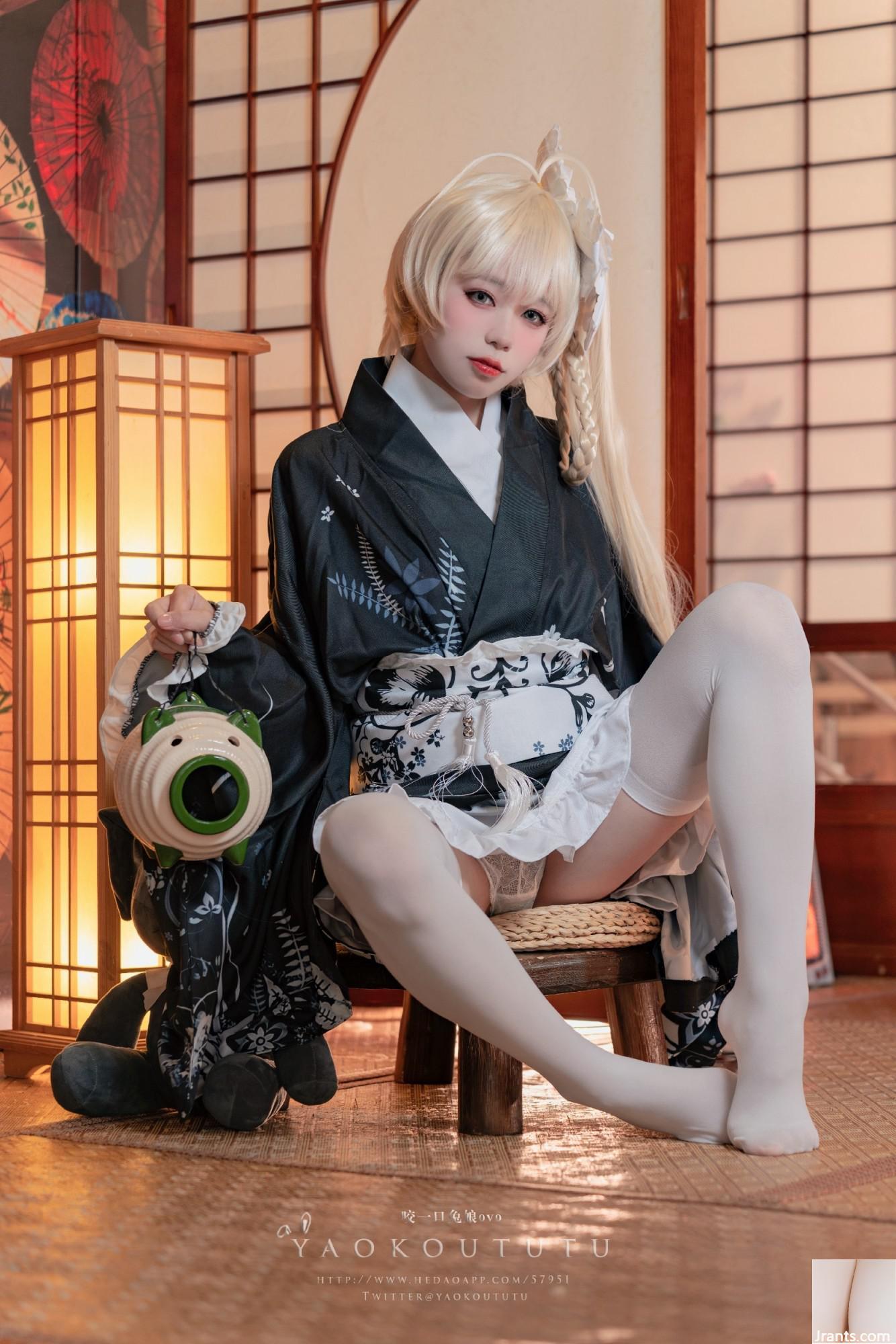 Coser@ Sticky Danzi Rabbit – Bonus exclusif du T3 de juin « Qiongmei Yukata » (42P)