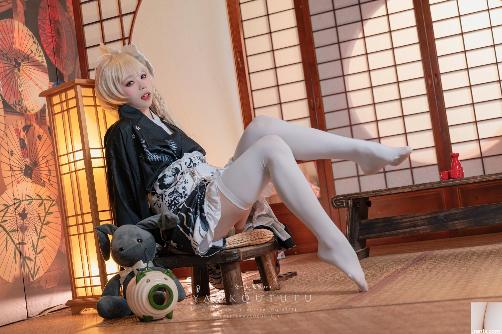 Coser@ Sticky Danzi Rabbit – Bonus exclusif du T3 de juin « Qiongmei Yukata » (42P)