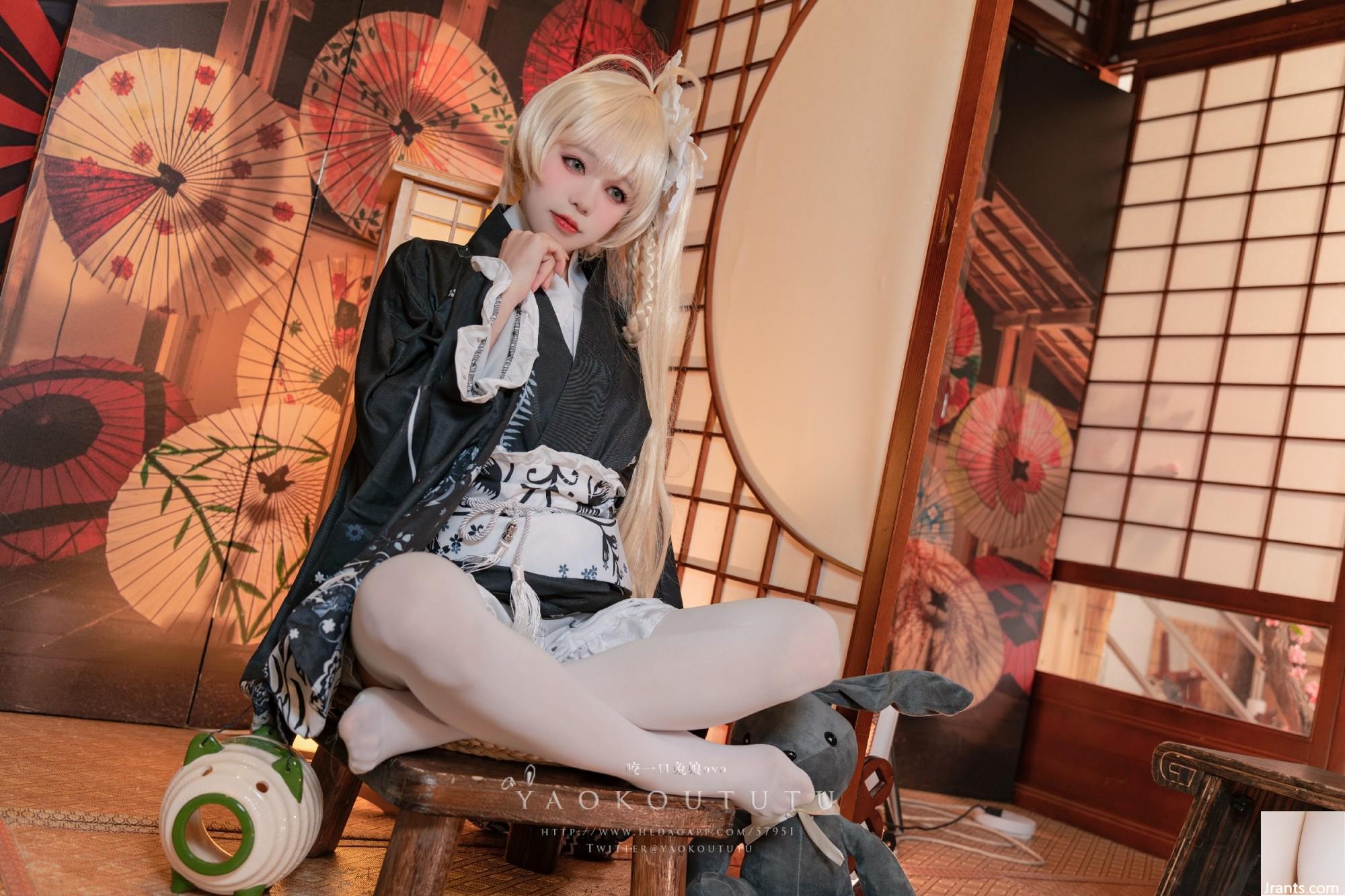 Coser@ Sticky Danzi Rabbit – Bonus exclusif du T3 de juin « Qiongmei Yukata » (42P)