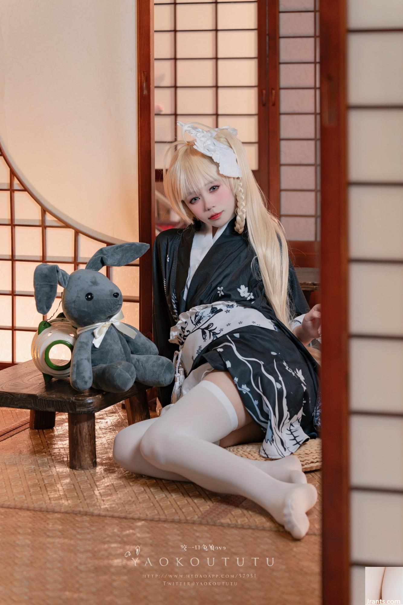 Coser@ Sticky Danzi Rabbit – Bonus exclusif du T3 de juin « Qiongmei Yukata » (42P)