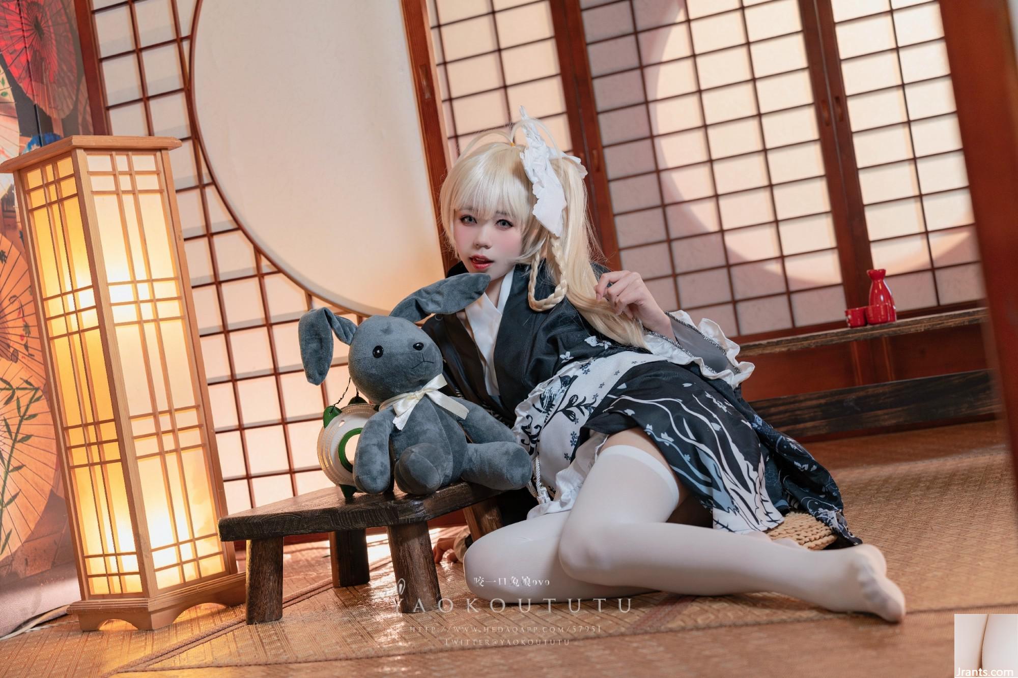 Coser@ Sticky Danzi Rabbit – Bonus exclusif du T3 de juin « Qiongmei Yukata » (42P)