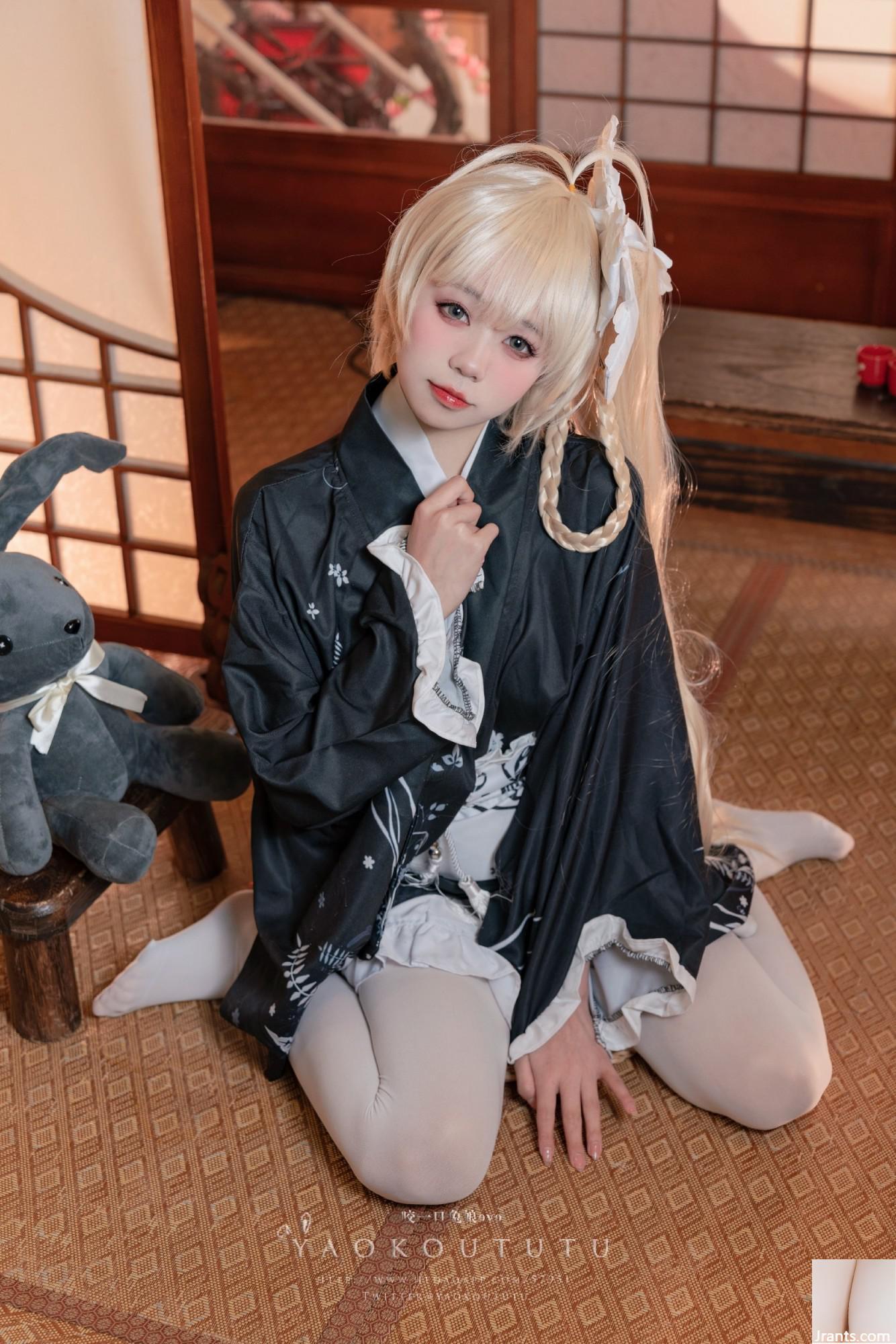 Coser@ Sticky Danzi Rabbit – Bonus exclusif du T3 de juin « Qiongmei Yukata » (42P)