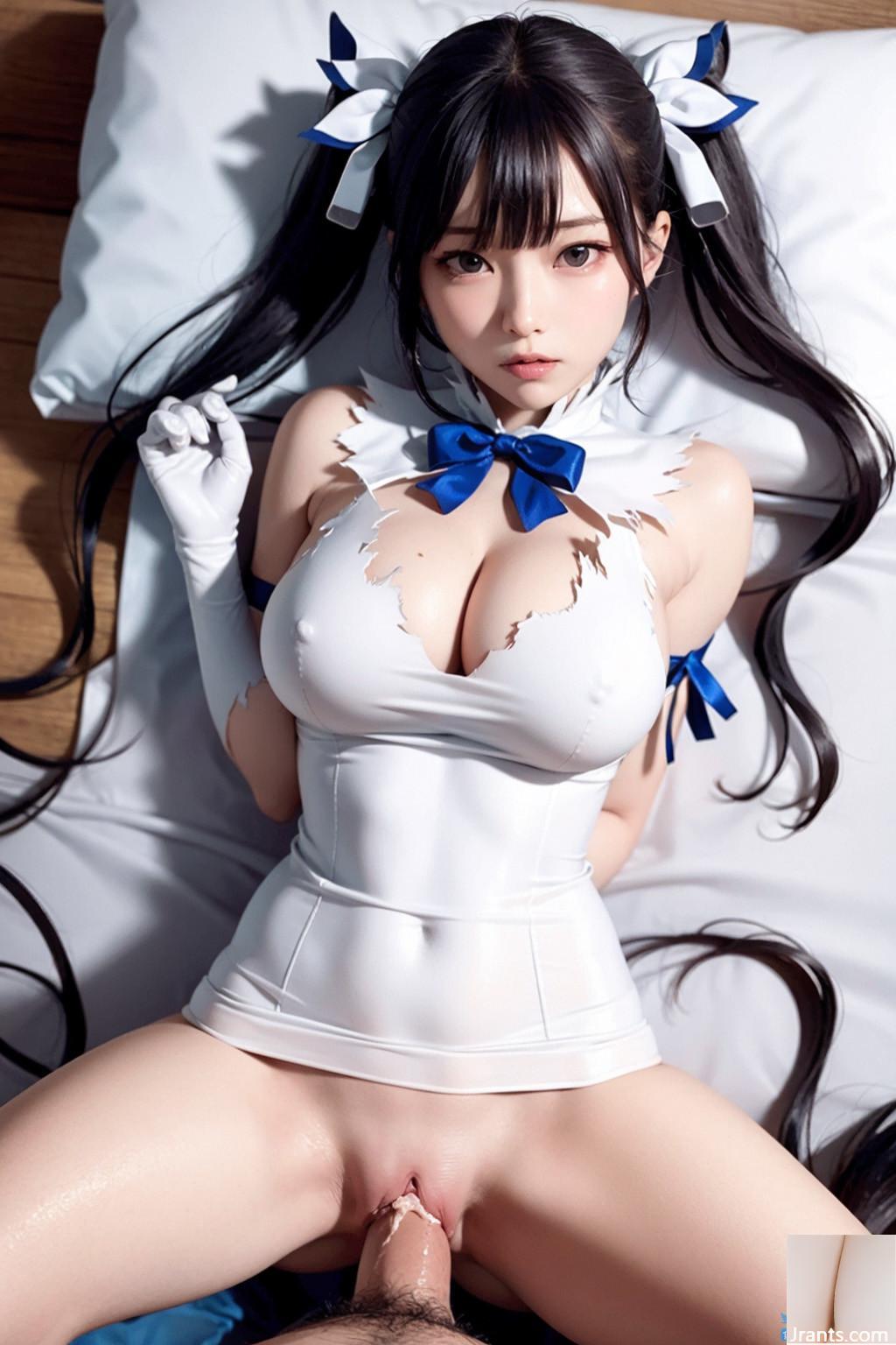 (Yonimus) Hestia cosplay sex ၄