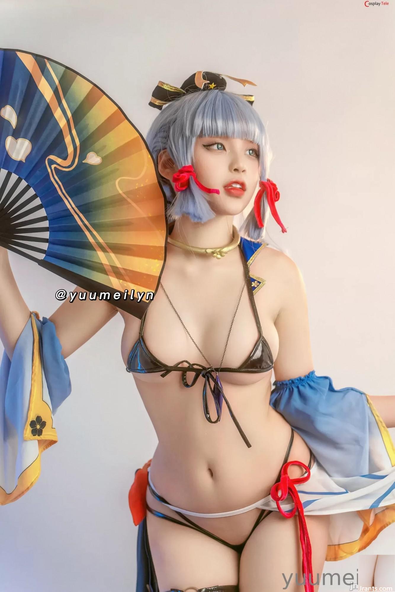 Meiilyn (yuumeilyn) cosplay Ayaka Kamisato – Genshin Impact (41P)