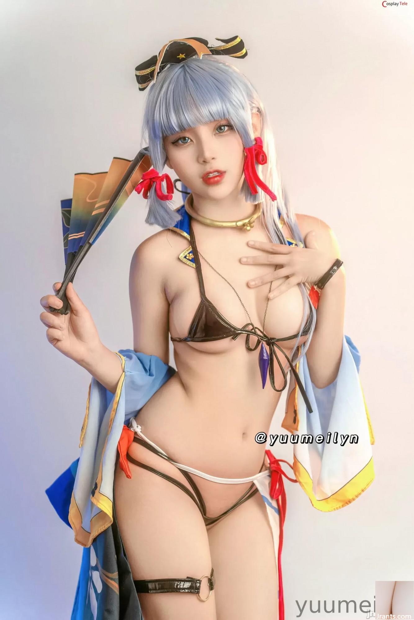 Meiilyn (yuumeilyn) cosplay Ayaka Kamisato – Genshin Impact (41P)