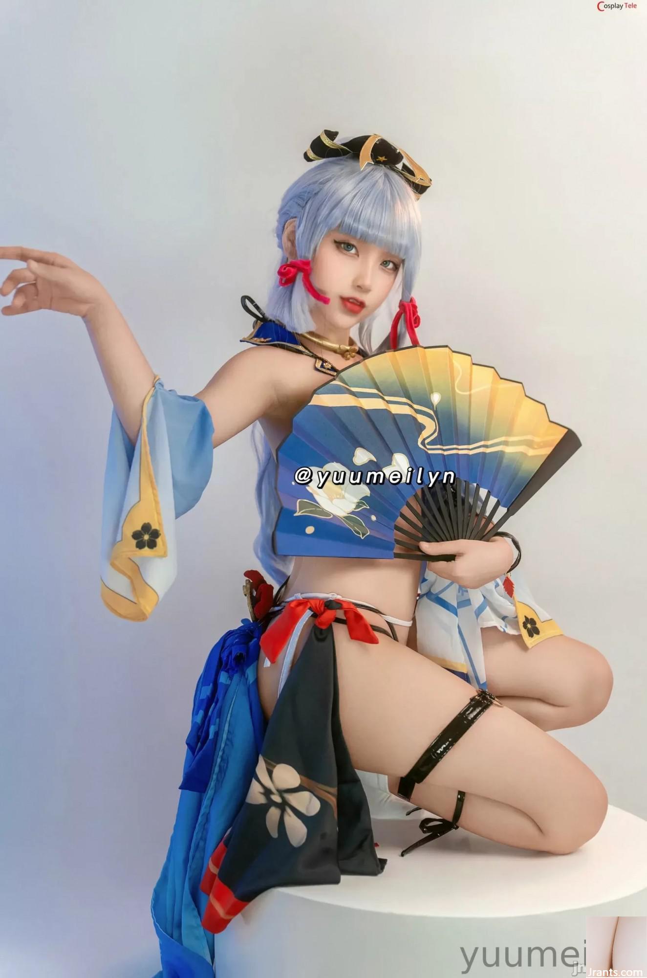 Meiilyn (yuumeilyn) cosplay Ayaka Kamisato – Genshin Impact (41P)