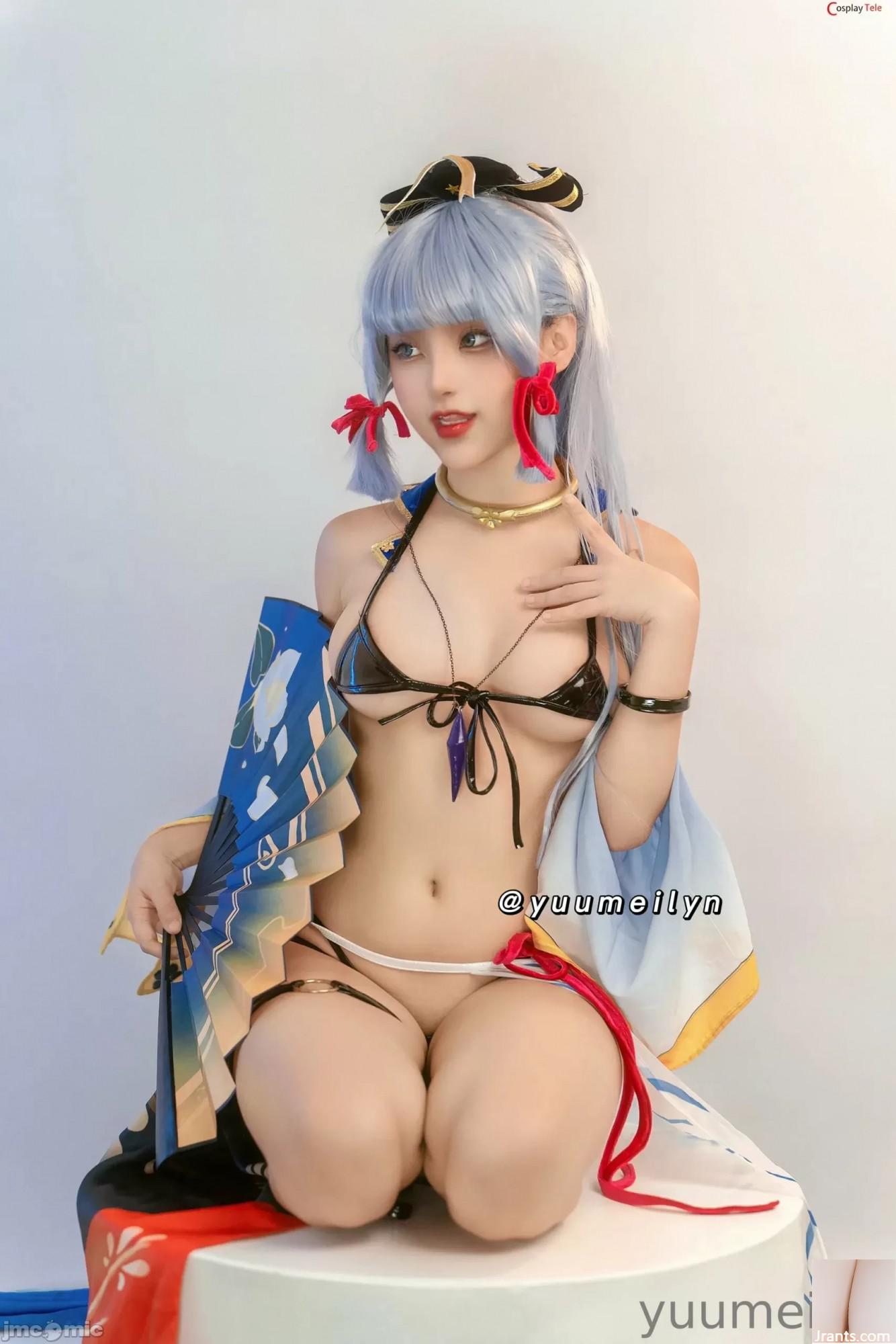 Meiilyn (yuumeilyn) cosplay Ayaka Kamisato – Genshin Impact (41P)