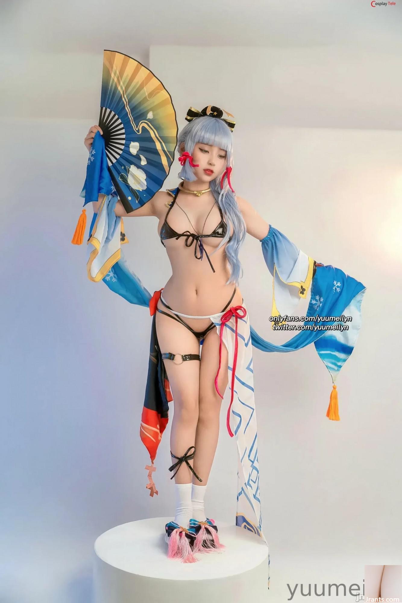 Meiilyn (yuumeilyn) cosplay Ayaka Kamisato – Genshin Impact (41P)